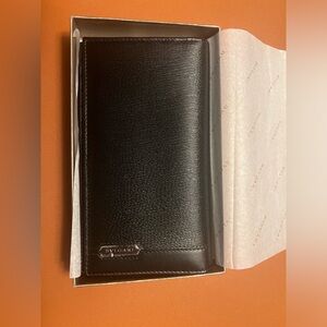 BVLGARI Long Bifolding Leather Wallet (New, in box)